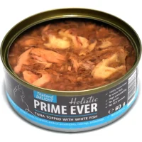 Консервы Prime Ever для кошек (Кусочки из тунца с белой рыбой в желе)