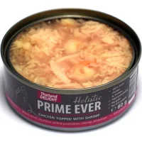 Консервы Prime Ever для кошек (Кусочки из цыпленка с креветкой в желе)