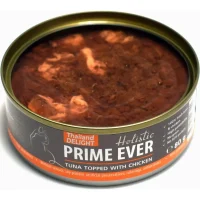 Консервы Prime Ever для кошек (Кусочки из тунца с цыпленком в желе)