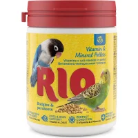 Витаминно-минеральные гранулы «RIO» восполняют недостаток витаминов и минеральных веществ птиц в домашних условиях.