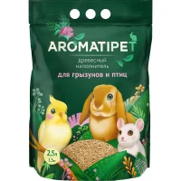 Древесный наполнитель «AromatiPET» для грызунов (2.5 литра)