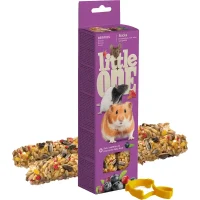 Лакомство «Little One» Sticks для хомяков, крыс, мышей и песчанок (Палочки с ягодами, 2х60г)