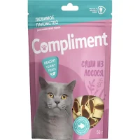 Лакомство «Compliment» для кошек и котят (Суши из лосося, 50г)