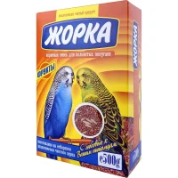 Корм «Жорка» для волнистых попугаев (С фруктами, картонная коробка, 500г)