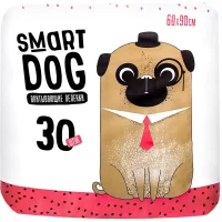 Пелёнки «Smart Dog» для собак всех пород (Впитывающие, 60x90см)